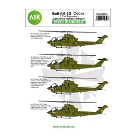   ASK decal 1:48 Bell AH-1G Cobra 20th Aerial Rocket artilery - part 1