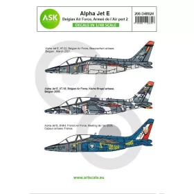  ASK decal 1:48 Alpha Jet E Belgian Air Force and Armeé de l'Air - part 2