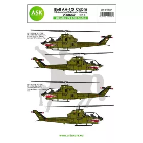   ASK decal 1:48 Bell AH-1G Cobra ”Kentaur” 3th Aviation helicopter cavalry part 2