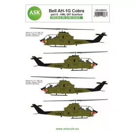 ASK decal 1:48 Bell AH-1G Cobra part 8 - HML367 Scarface