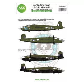   ASK decal 1:48 B-25J Mitchell part 1 - Royal Australian Air Force