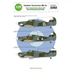   ASK decal 1:48 Hawker Hurricane Mk.IIc part 9 - Royal Air Force Burma