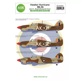   ASK decal 1:48 Hawker Hurricane Mk.IIB part 11 - South African Air Force