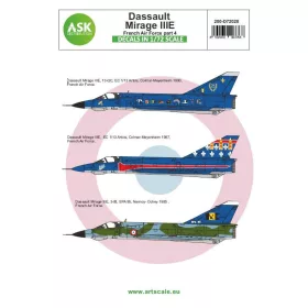 ASK decal 1:72 Mirage IIIE French Air Force part 4