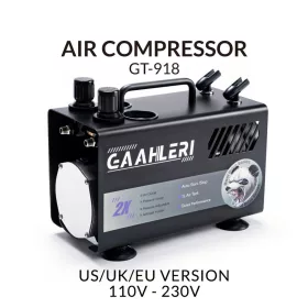   Gaahleri (EU ONLY) Dual Drive Series Airbrush Kit Compressor GT-918 only