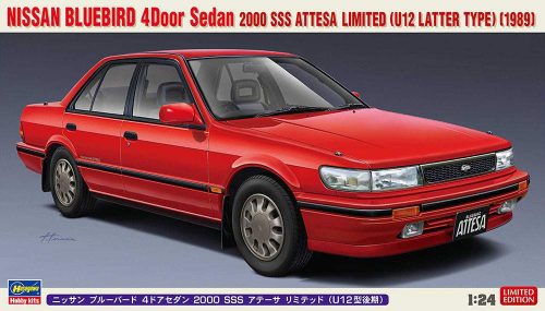 Hasegawa 1:24 Nissan Bluebird 4Door Sedan 2000 SSS Attesa Limited (U12 Latter Type) (1989)