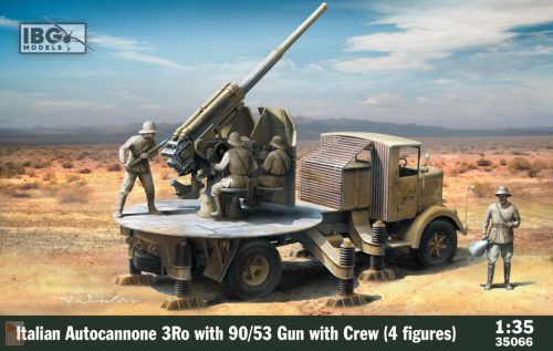 IBG Model IBG35066 1:35 3Ro with 90/53 Gun and Crew(4 figures)