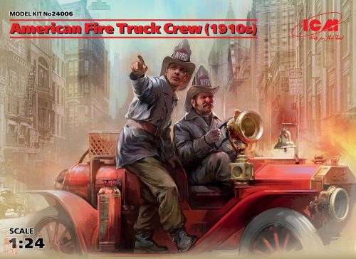 ICM 1:24 American Fire Truck Crew (1910s) (2 figures)