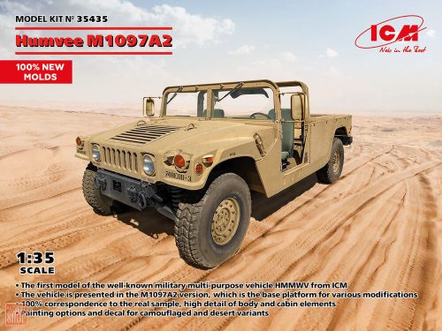 ICM 35435 1:35 Humvee M1097A2 (100% new molds)
