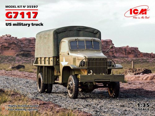 ICM 35597 1:35 G7117, US military truck
