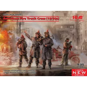   ICM 35622 1:35 American Fire Truck Crew (1910s) (100% new molds)