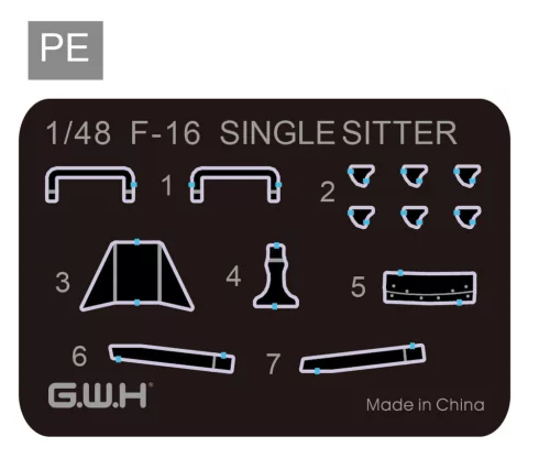Great Wall Hobby 1:48 F-16C Block 52+ Fighting-Falcon Multirole Fighter Export Version (Polish, Greek, Pakistan decals)