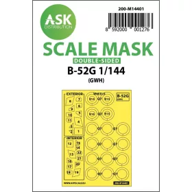   ASK mask 1:144 B-52G double-sided painting mask for Great Wall Hobby