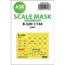   ASK mask 1:144 B-52H double-sided painting mask for Great Wall Hobby