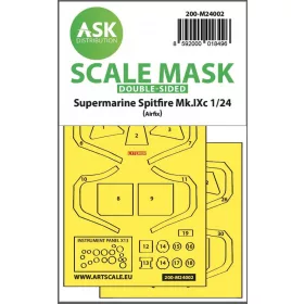 ASK mask 1:24 Spitfire Mk.IX double-sided masks for Airfix