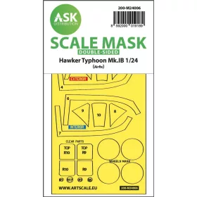   ASK mask 1:24 Hawker Typhoon Mk.IB double-sided express masks for Airfix