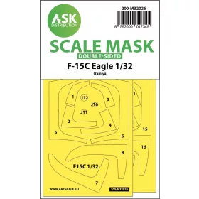   ASK mask 1:32 F-15C Eagle double-sided express masks for Tamiya