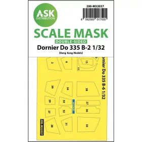   ASK mask 1:32 Dornier Do 335B-2 double-sided mask for HK Models