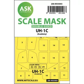 ASK mask 1:32 UH-1C double-sided painting mask for Academy