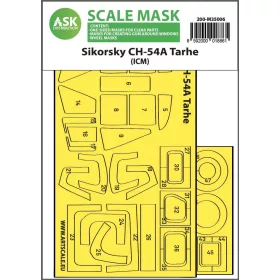   ASK mask 1:35 Sikorsky CH-54A Tarhe one-sided express fit mask for ICM