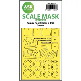   ASK mask 1:32 Kamov Ka-29 Helix-B one-sided painting mask forTrumpeter