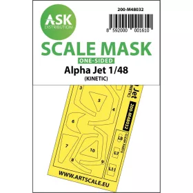 ASK mask 1:48 Alpha Jet one-sided painting mask for Kinetic