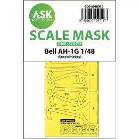   ASK mask 1:48 Bell AH-1G one-sided express mask for Special Hobby