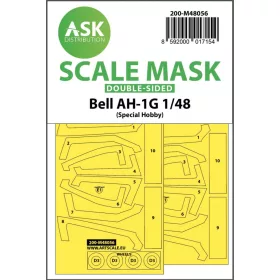  ASK mask 1:48 Bell AH-1G double-sided express mask for Special Hobby