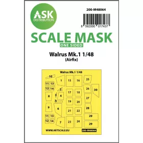 ASK mask 1:48 Walrus Mk.1 one-sided mask for Airfix