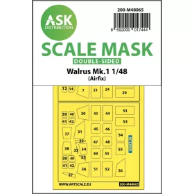 ASK mask 1:48 Walrus Mk.1 double-sided mask for Airfix