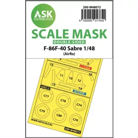 ASK mask 1:48 F-86F-40 Sabre double-sided mask for Airfix