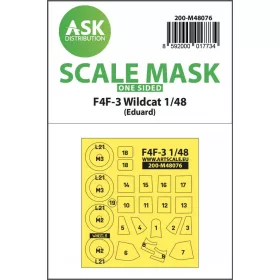   ASK mask 1:48 F4F-3 Wildcat one-sided express mask for Eduard