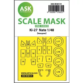 ASK mask 1:48 Ki-27 Nate one-sided express mask for Hasegawa