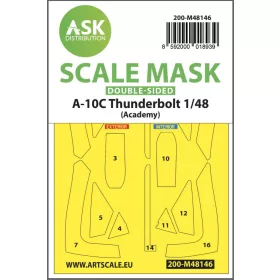   ASK mask 1:48 A-10C Thunderbolt double-sided express fit mask for Academy