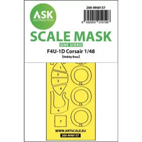   ASK mask 1:48 F4U-1D Corsair one-sided express mask for Hobby Boss