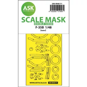   ASK mask 1:48 F-35B double-sided express fit mask for Italeri