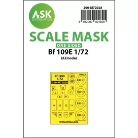   ASK mask 1:72 P-51D Mustang one-sided painting mask for Airfix