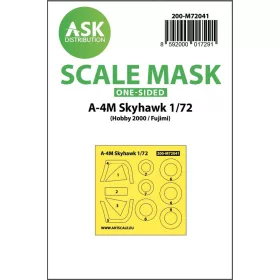   ASK mask 1:72 A-4M Skyhawk one-sided painting mask for Hobby2000/Fujimi