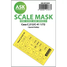   ASK mask 1:72 Casa C.212/C-41 one-sided painting mask for Special Hobby