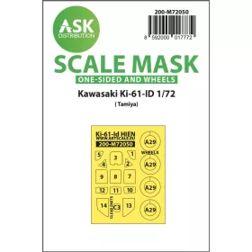   ASK mask 1:72 Kawasaki Ki-61-ID one-sided express mask for Tamiya