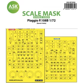   ASK mask 1:72 Piaggio P.108B double-sided painting express mask for Special Hobby