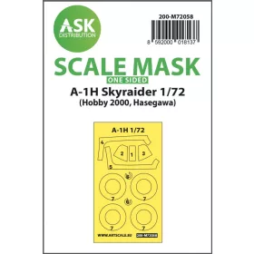   ASK mask 1:72 A-1H Skyrayder one-sided painting express mask for Hobby2000 / Hasegawa