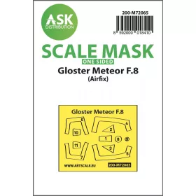   ASK mask 1:72 Gloster Meteor F.8 one-sided express mask for Airfix