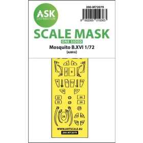  ASK mask 1:72 Mosquito B.XVI one-sided express fit mask for Airfix