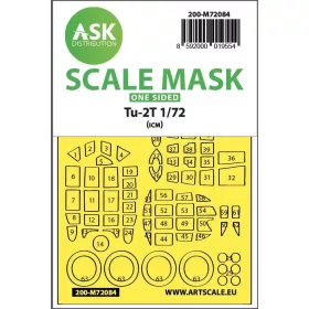 ASK mask 1:72 Tu-2T one-sided express fit mask for ICM