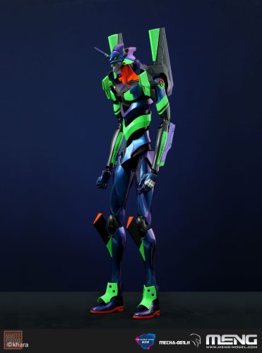 Meng Model Multipurpose Humanoid Decisive Weapon, Artificial Human Evangelion Test Type-01 Ver.1.5 (Iridescent Pre-colored Edition)