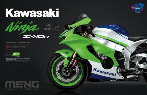 Meng Model MT007s 1:9 Kawasaki ZX-10R (Pre-colored Edition)