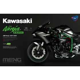 Meng Model 1:9 Kawasaki Ninja H2R 2018 (Pre-colored Edition)