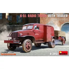 Miniart 37062 1:35 K-51 Radio Truck w/ Trailer