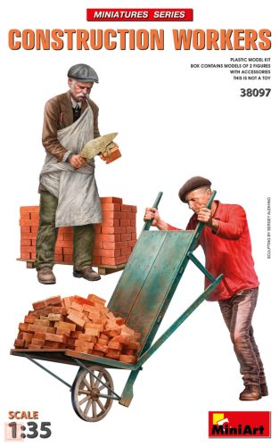 Miniart MT38097 1:35 Construction Workers with Accessories